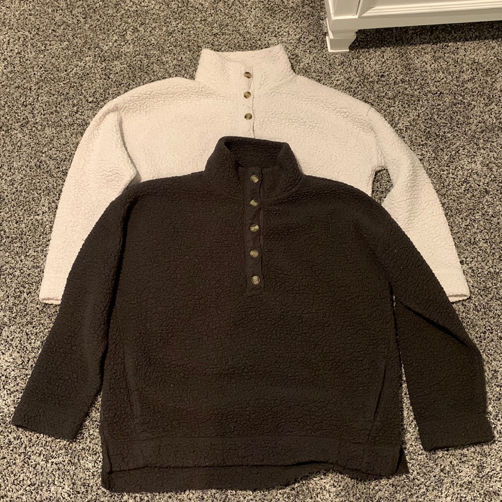 Aerie Oversized Sherpa Sweatshirts